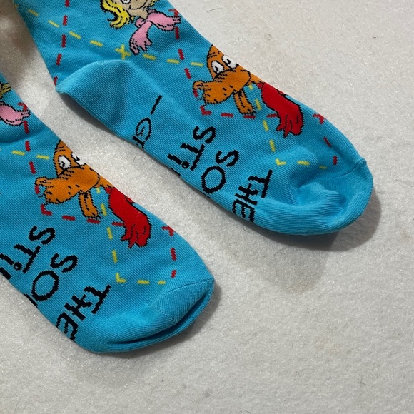 McDonald's Blue Cartoon Character Socks new no package - Picture 5 of 6